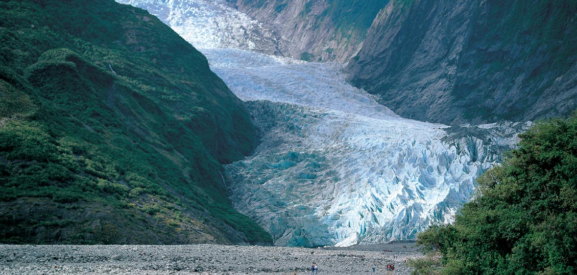 High School Neuseeland: Franz-Josef-Glacier an der Westküste der Südinsel